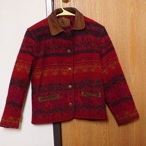 Woolrich Wool Blanket Coat, Vintage Small